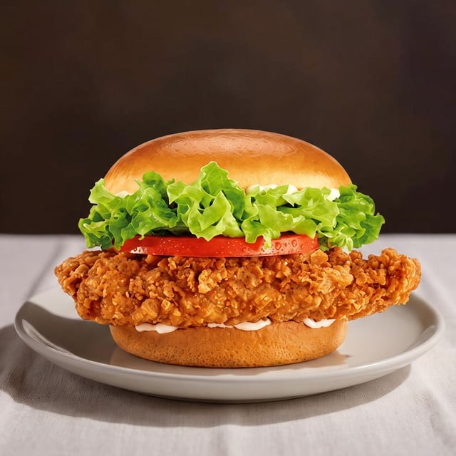 Crispy Zingo Burger.